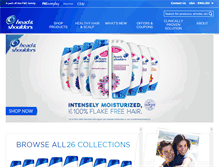 Tablet Screenshot of headandshoulders.com